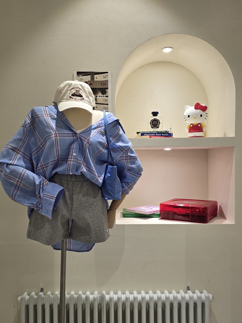 LIKEVAM東大門實拍女士新品26秋冬時尚真品熱賣休閑26初秋短褲LIKEVAM短褲
