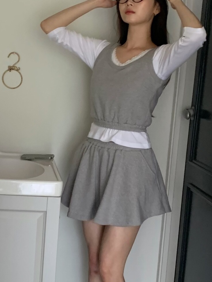 LIKEVAM韓國代購女裝新品熱賣26秋冬休閑26初秋人氣套裝套裝LIKEVAM套裝