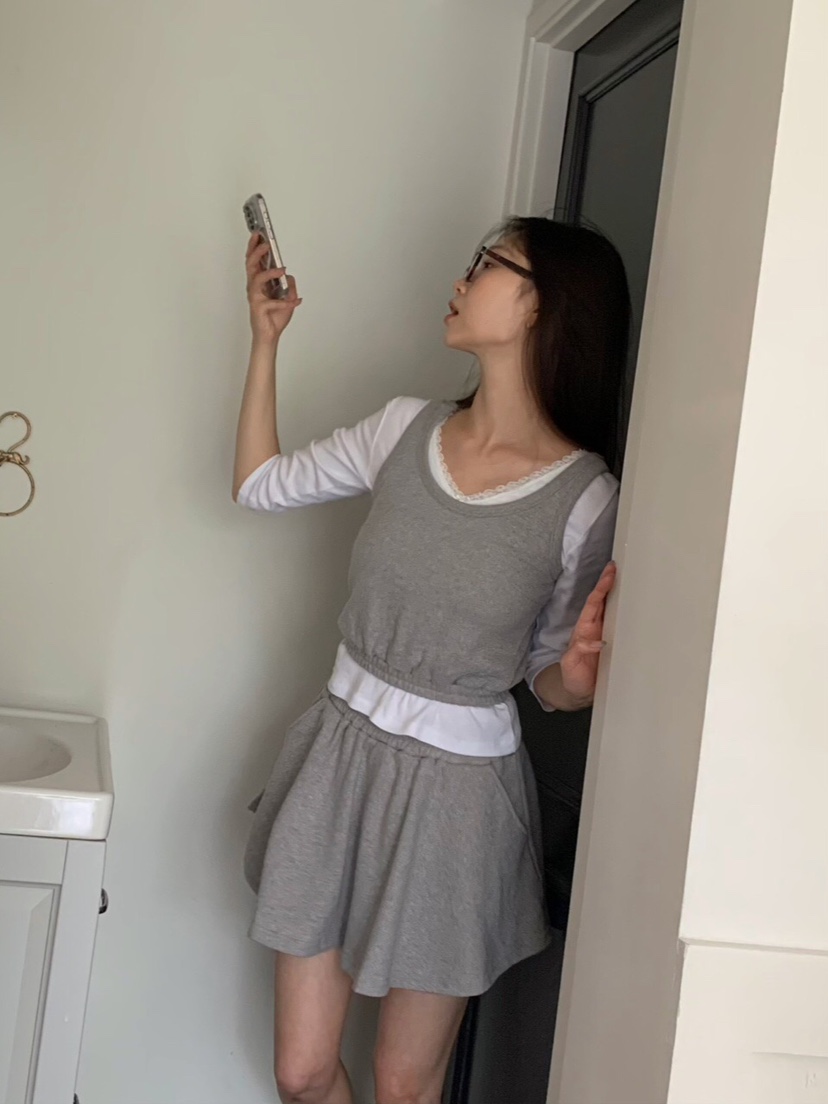 LIKEVAM韓國代購女裝新品熱賣26秋冬休閑26初秋人氣套裝套裝LIKEVAM套裝