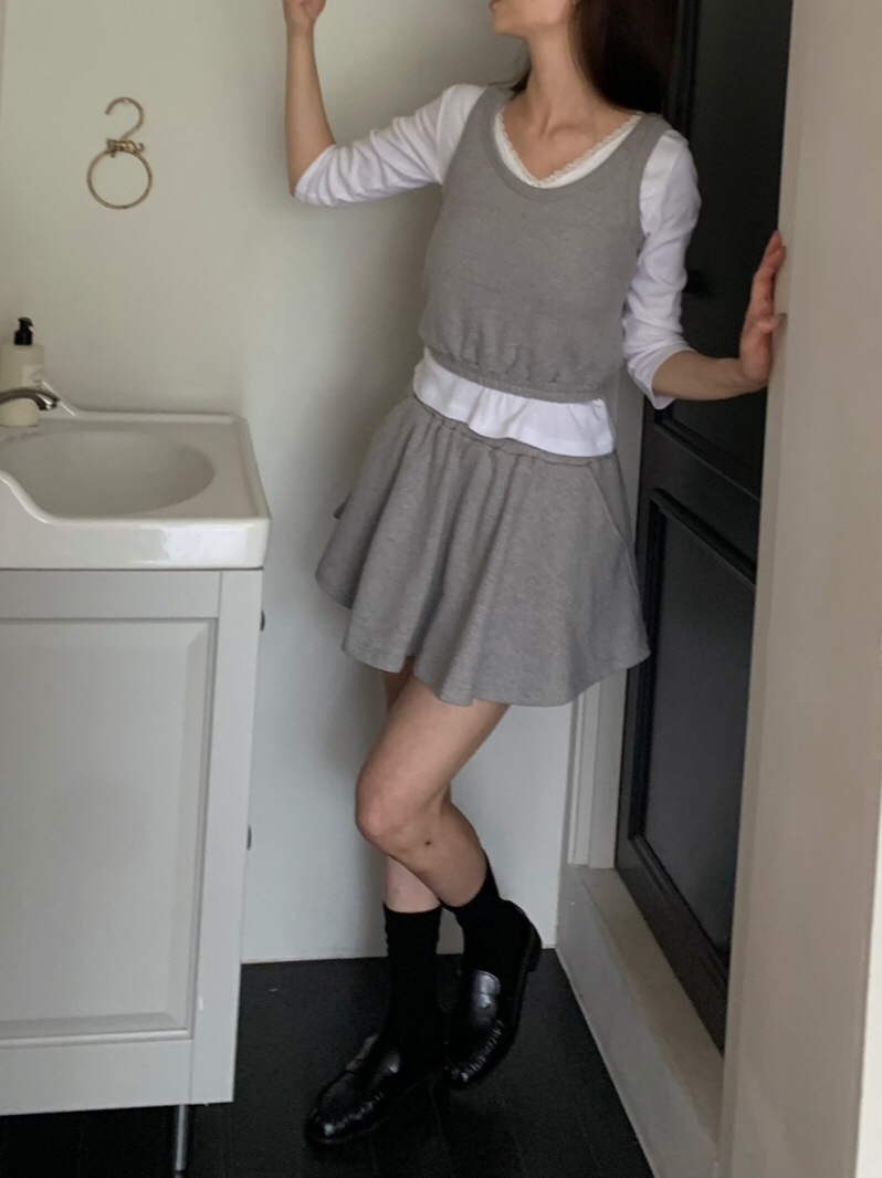 LIKEVAM韓國代購女裝新品熱賣26秋冬休閑26初秋人氣套裝套裝LIKEVAM套裝