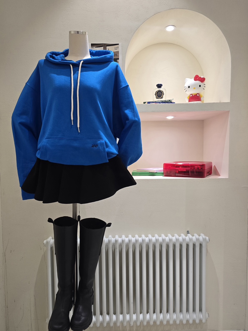 LIKEVAM東大門代購女裝新品熱賣人氣推薦時尚衛衣連帽連衣裙LIKEVAM衛衣