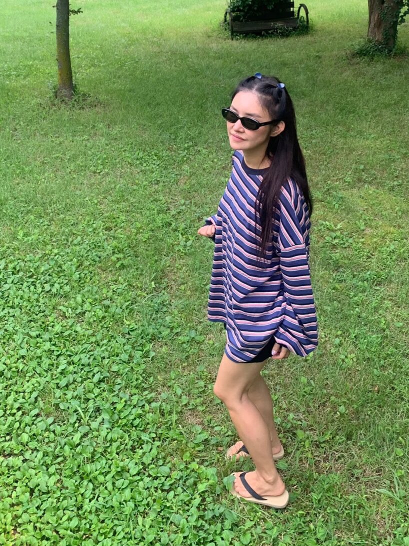 LIKEVAM韓國代購女士新款26秋冬人氣休閑時尚26初秋長袖T恤LIKEVAM長袖T恤