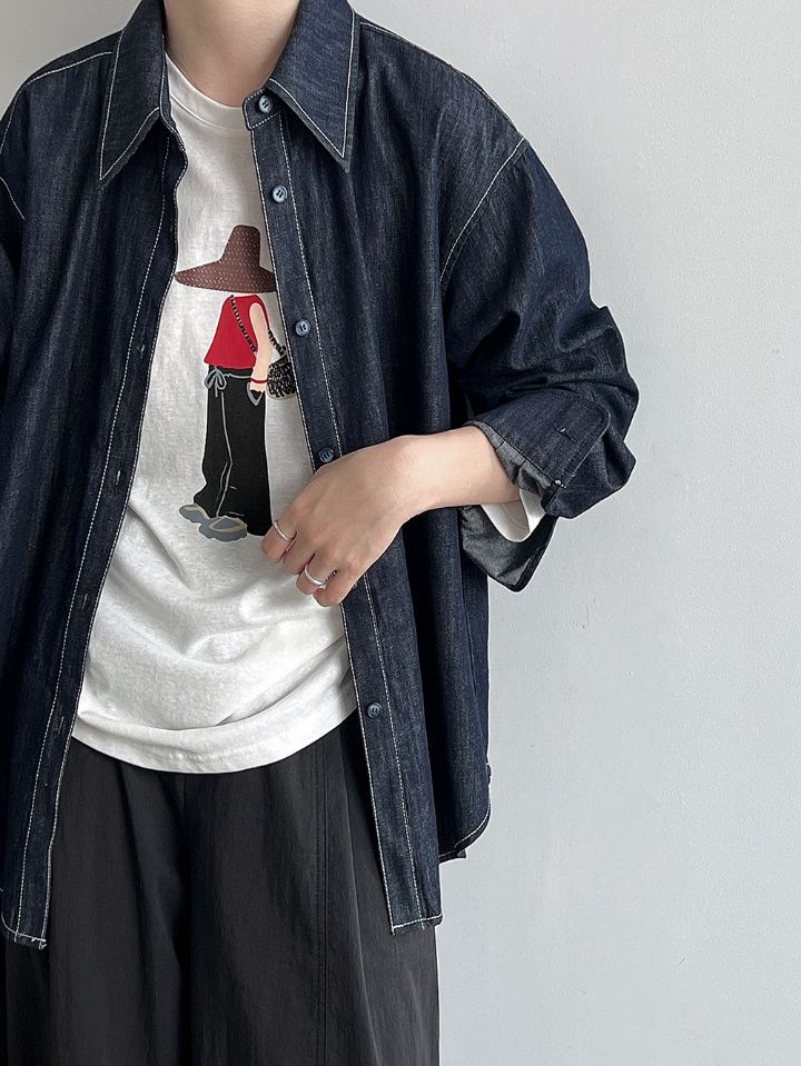 STAY HERE東大門直郵女士新款26秋冬推薦熱賣襯衫蕾絲衫STAY HERE-2件起襯衫/蕾絲衫