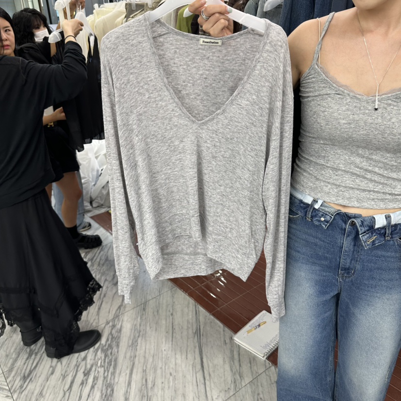 FOUNDATION東大門直郵女裝新品人氣真品休閑推薦套裝柔軟FOUNDATION套裝圖色5