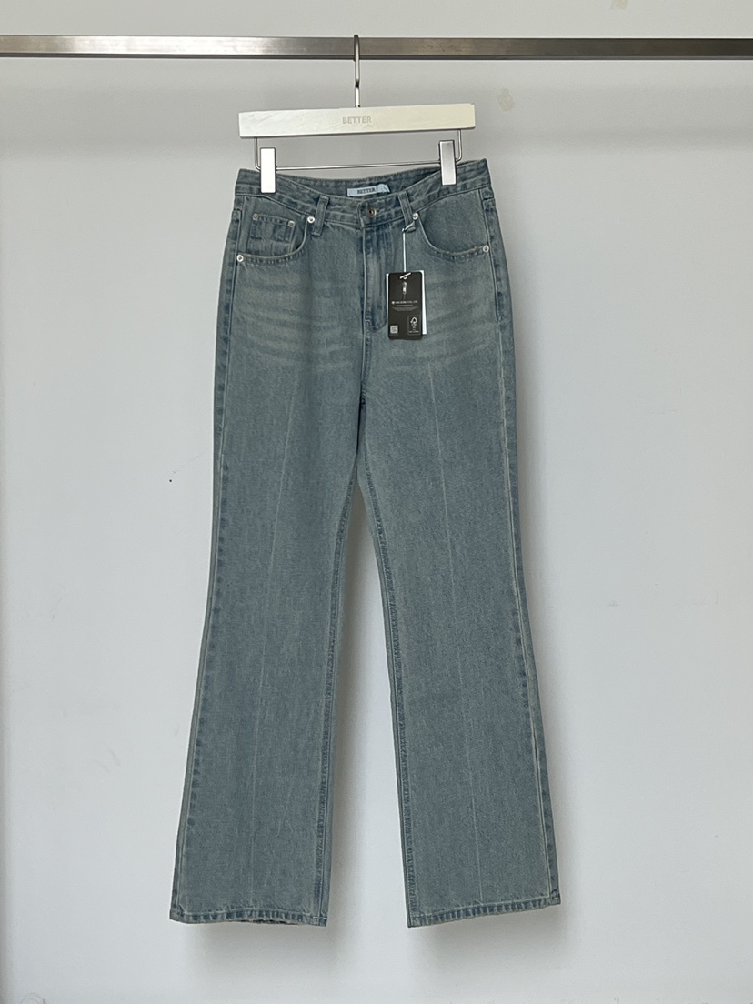 BETTER東大門代購女士新品26初秋時尚真品休閑推薦牛仔褲BETTER牛仔褲圖色1