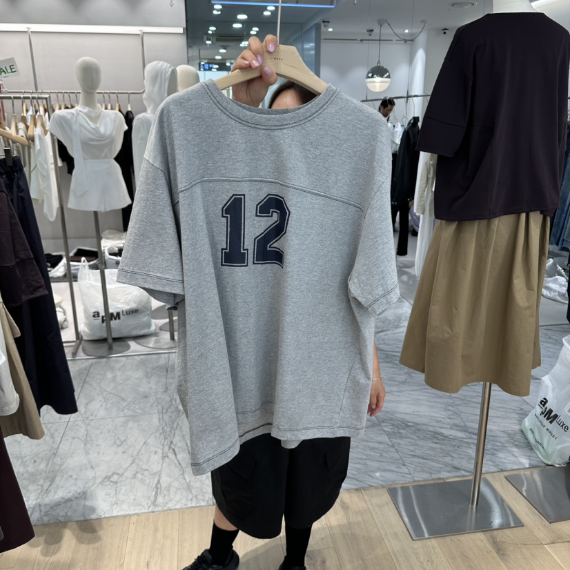 REVE-L韓國直郵女裝新品熱賣時尚真品人氣推薦26初秋T恤染色REVE-LT恤圖色3