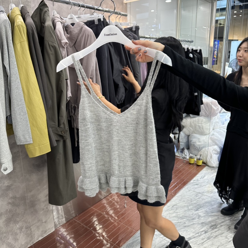 FOUNDATION東大門實拍女士新款熱賣人氣26初秋吊帶背心無袖FOUNDATION吊帶/背心圖色4