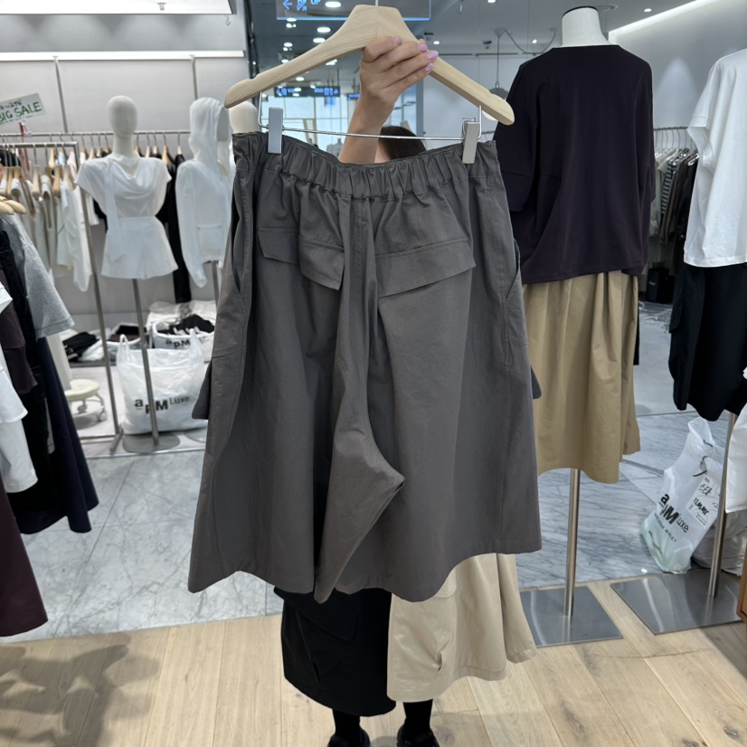 REVE-L東大門代購女士新款時尚熱賣人氣休閑26秋冬短褲口袋REVE-L短褲