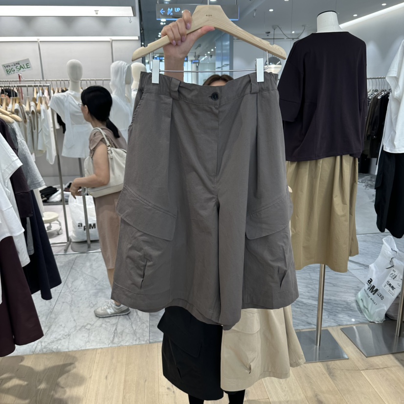 REVE-L東大門代購女士新款時尚熱賣人氣休閑26秋冬短褲口袋REVE-L短褲圖色3