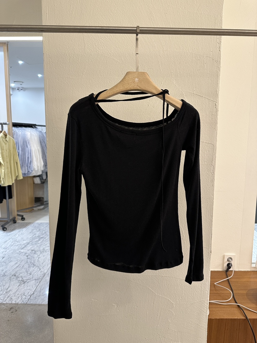 BPLAN韓國直郵女裝新品26秋冬熱賣推薦真品26初秋長袖T恤圍巾BPLAN長袖T恤