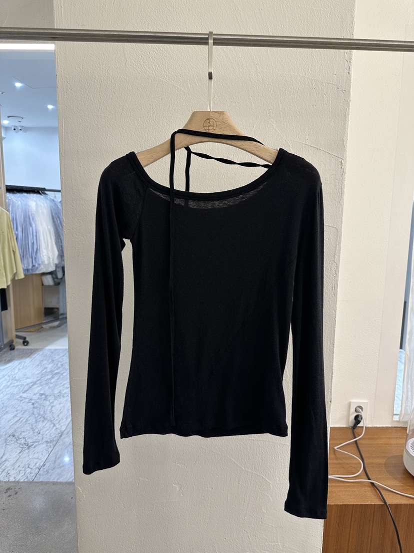 BPLAN韓國直郵女裝新品26秋冬熱賣推薦真品26初秋長袖T恤圍巾BPLAN長袖T恤圖色2