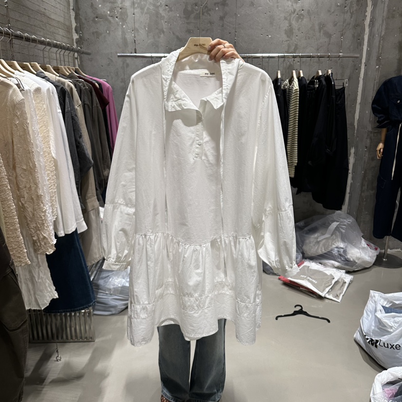 JUNI韓國直郵女裝新品26初秋推薦熱賣休閑時尚連衣裙OPS高領my juni連衣裙圖色1