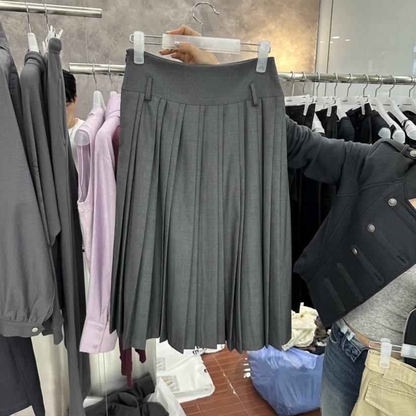FOUNDATION東大門實拍女裝新品推薦休閑時尚半身裙中短裙FOUNDATION半身裙/中短裙