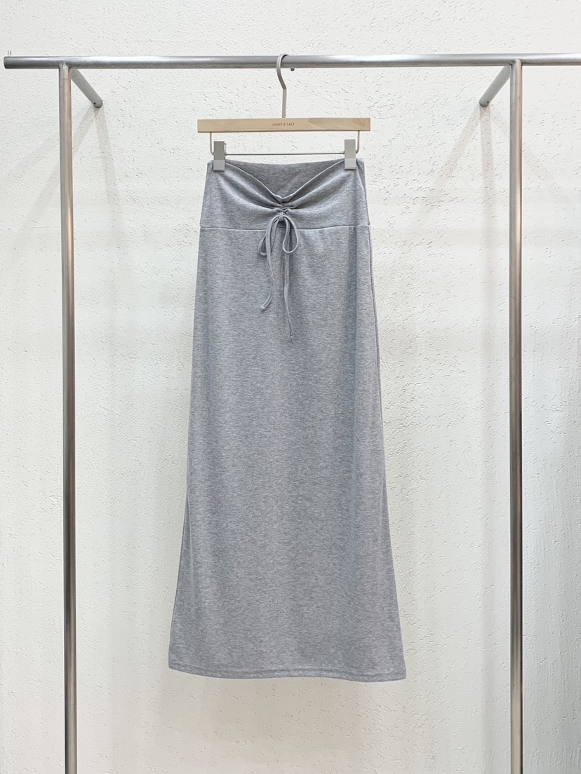 LIGHT AND SALT韓國直郵女裝新品人氣26秋冬時尚長裙褶皺LIGHT AND SALT長裙圖色1