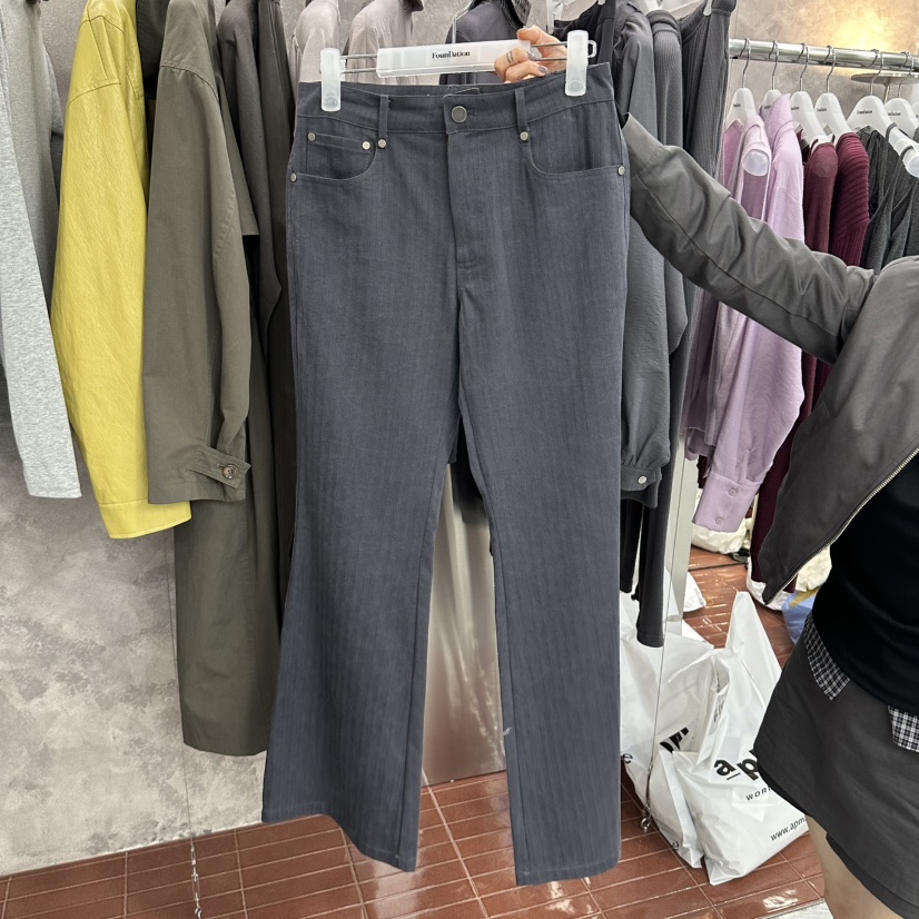 FOUNDATION東大門實拍女裝新品休閑時尚26秋冬人氣休閑褲FOUNDATION休閑褲圖色2