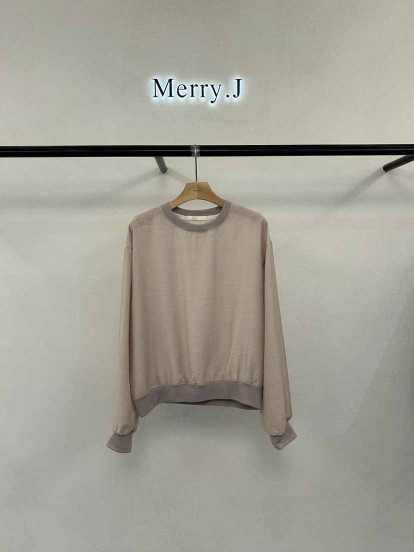 MERRY-J韓國代購女士新品推薦真品26初秋人氣26秋冬長袖T恤MERRY-J長袖T恤圖色1