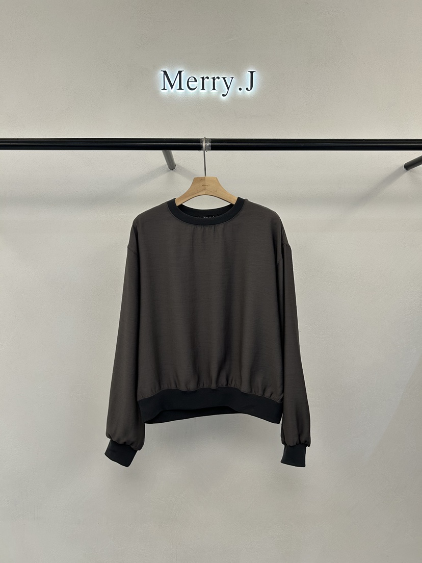MERRY-J韓國代購女士新品推薦真品26初秋人氣26秋冬長袖T恤MERRY-J長袖T恤圖色2