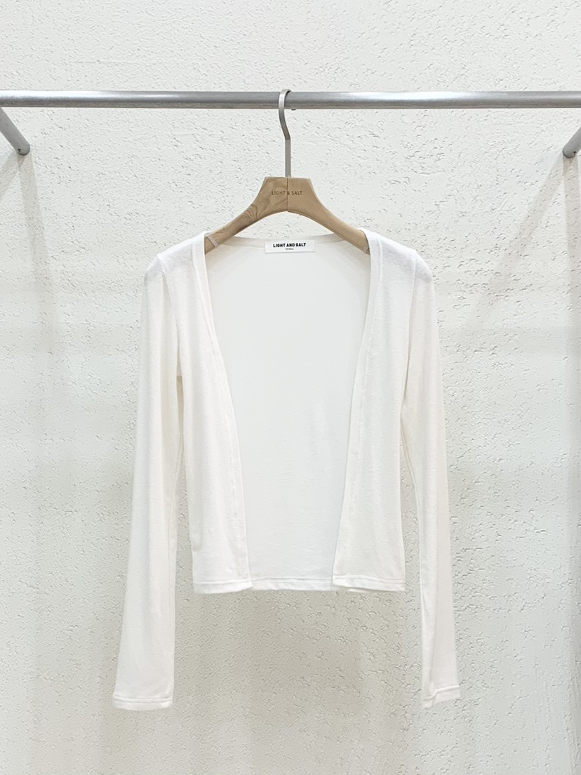 LIGHT AND SALT韓國直郵女裝新品休閑開衫安哥拉羊毛開衫LIGHT AND SALT開衫圖色1