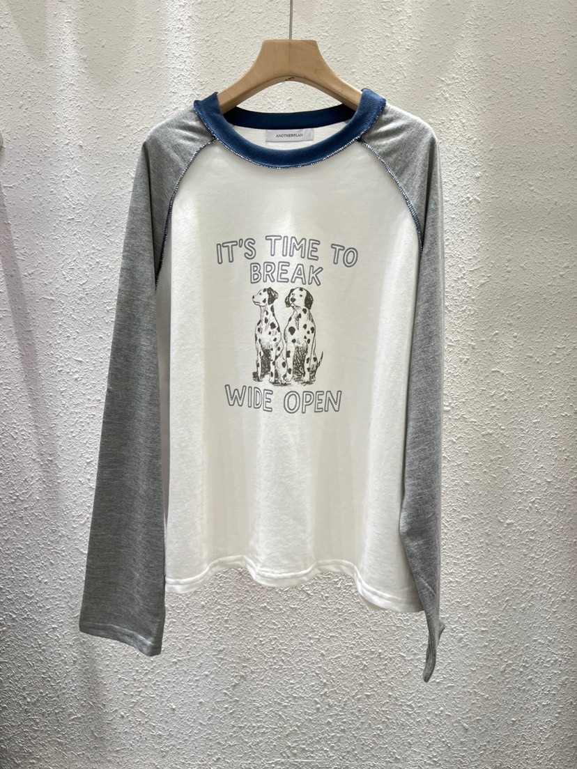 MONGDDANG韓國直郵女裝新品推薦真品人氣26初秋時尚長袖T恤MONGDDANG長袖T恤圖色1