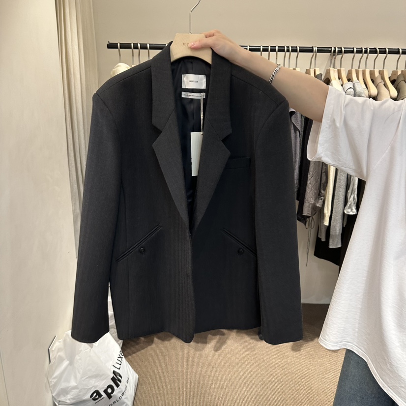 LE BUTTER韓國代購女裝新款休閑真品人氣熱賣西裝西服羊毛LE BUTTER西裝/西服圖色2