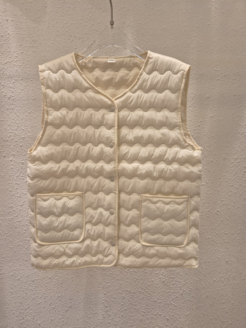 MONGDDANG東大門直郵女裝新品時尚真品熱賣休閑推薦馬甲絎縫MONGDDANG馬甲圖色1