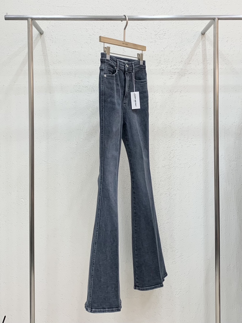 LIGHT AND SALT東大門直郵女士新款26初秋26秋冬牛仔褲LIGHT AND SALT牛仔褲