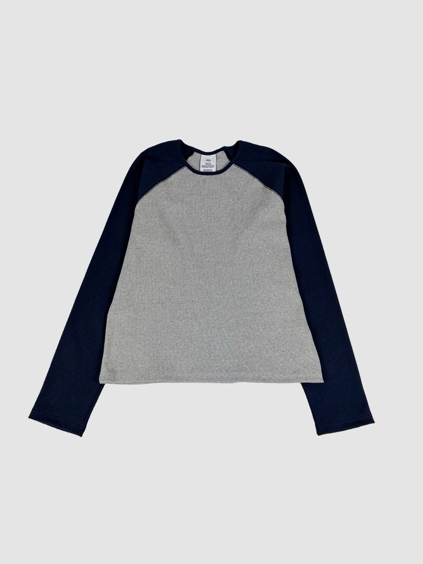 GVR COMPANY/RAWOO東大門直郵女士新品26初秋長袖T恤撞色GVR COMPANY/RAWOO長袖T恤圖色1