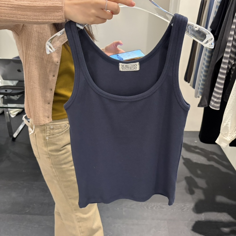 LMT（SAND LIMITED）（不代購）東大門直郵女士新品推薦吊帶背心MORE THAN YESTERDAY/LOVE YOU SO MUCH吊帶/背心圖色2