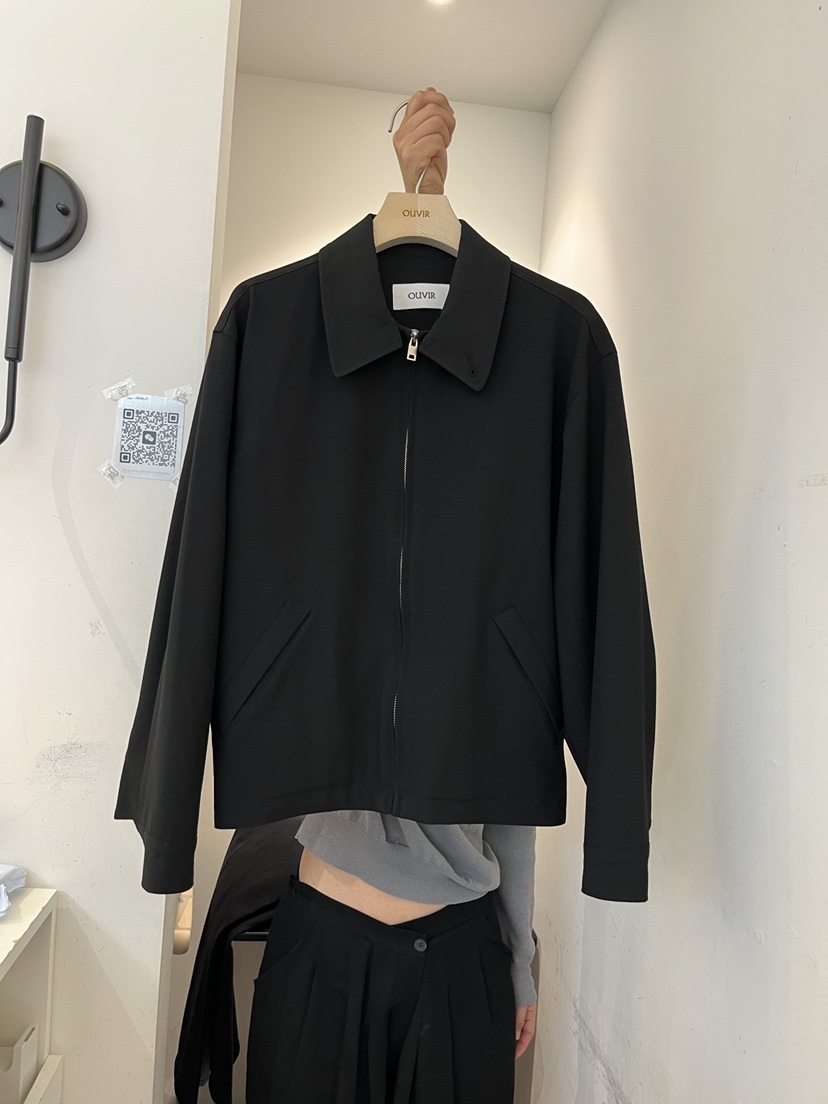 OUVIR東大門代購女士新品熱賣26初秋真品時尚夾克羊毛短款O.V.R/OUVIR夾克圖色2