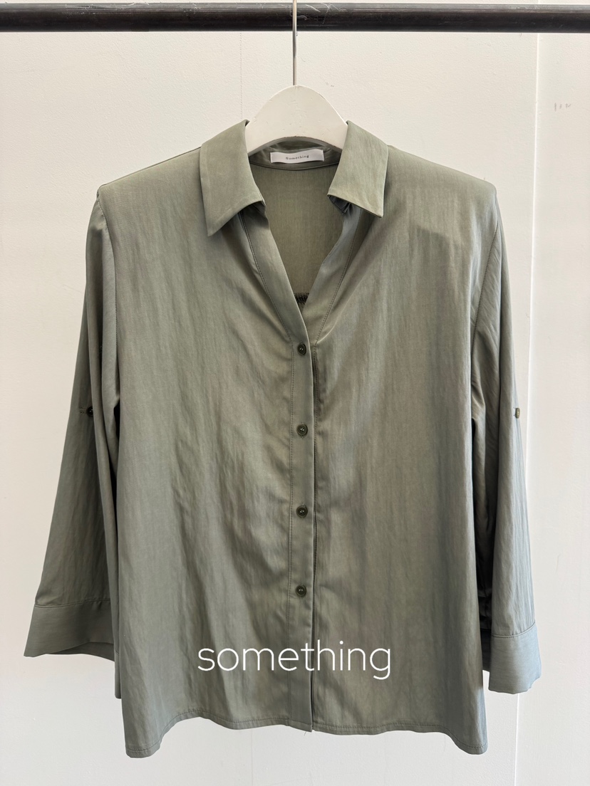 SOMETHING-L/FANCY韓國代購女裝新品真品26初秋襯衫蕾絲衫SOMETHING-L/FANCY襯衫/蕾絲衫圖色2