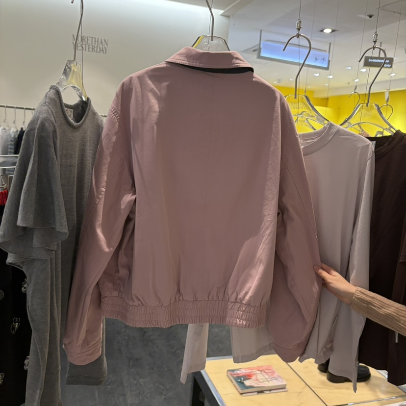 LMT（SAND LIMITED）（不代購）韓國直郵女士新品26秋冬夾克棉質雙面MORE THAN YESTERDAY/LOVE YOU SO MUCH夾克