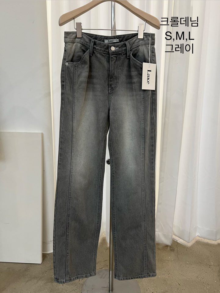 LAKE-A/KONI東大門實拍女裝新品26秋冬26初秋休閑牛仔褲Lake Side/KONI牛仔褲圖色3