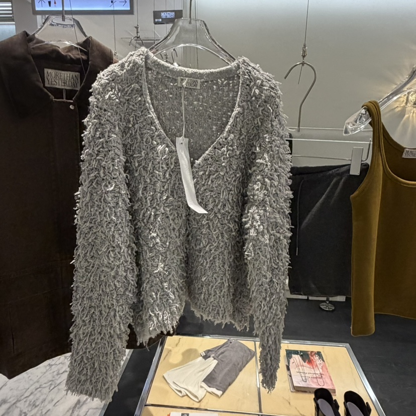 LMT（SAND LIMITED）（不代購）韓國代購女裝新品26秋冬開衫MORE THAN YESTERDAY/LOVE YOU SO MUCH開衫圖色2