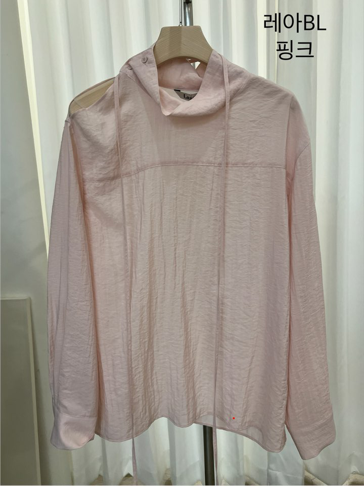 LAKE-A/KONI東大門代購女士新品26秋冬時尚襯衫蕾絲衫含繩Lake Side/KONI襯衫/蕾絲衫圖色3