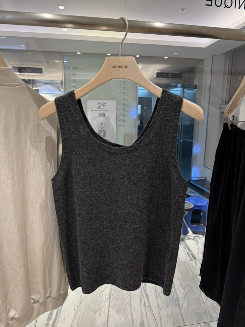 MONIQUE東大門實拍女士新品真品熱賣26秋冬吊帶背心無袖經典MONIQUE吊帶/背心圖色4
