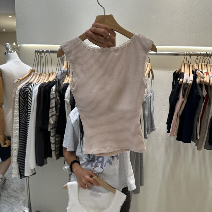 ROUGH韓國直郵女士新品真品熱賣26秋冬26初秋吊帶背心無袖ROUGH吊帶/背心