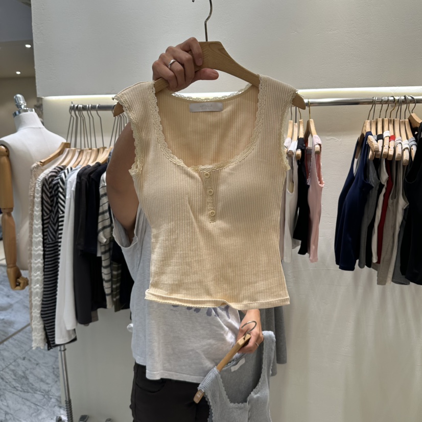 ROUGH韓國直郵女士新品真品熱賣26秋冬26初秋吊帶背心無袖ROUGH吊帶/背心圖色6