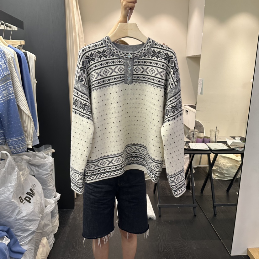 SALT BREAD東大門實拍女裝新品休閑推薦真品熱賣26初秋針織衫SALT BREAD針織衫圖色2