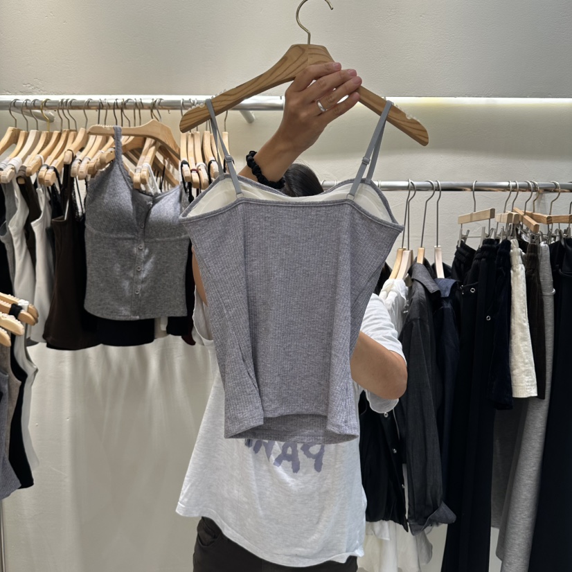 ROUGH東大門直郵女裝新品熱賣休閑26秋冬時尚人氣吊帶背心ROUGH吊帶/背心
