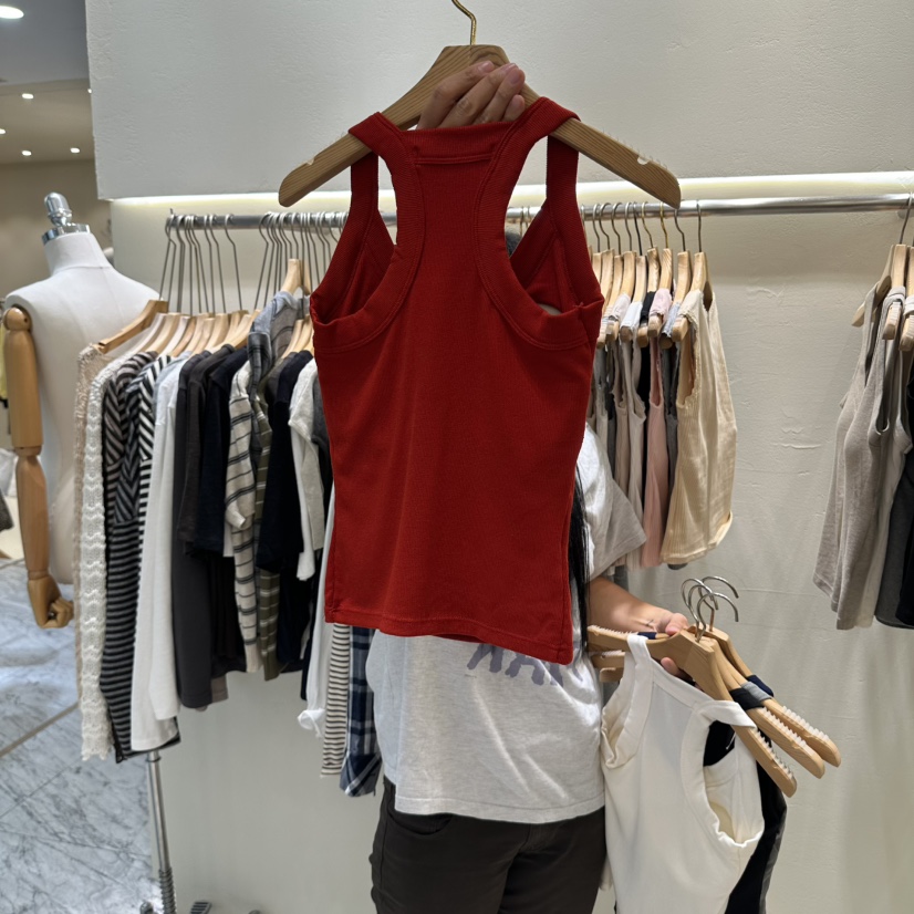 ROUGH東大門代購女士新款26初秋推薦時尚真品吊帶背心無袖ROUGH吊帶/背心