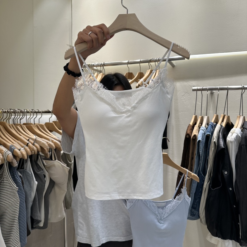 ROUGH韓國直郵女裝新品休閑26秋冬人氣時尚推薦真品吊帶背心ROUGH吊帶/背心圖色1