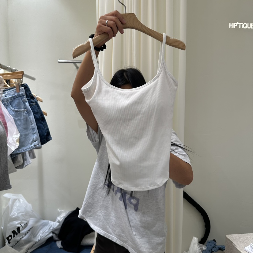 ROUGH韓國直郵女士新品休閑推薦人氣熱賣26初秋26秋冬吊帶背心ROUGH吊帶/背心圖色1