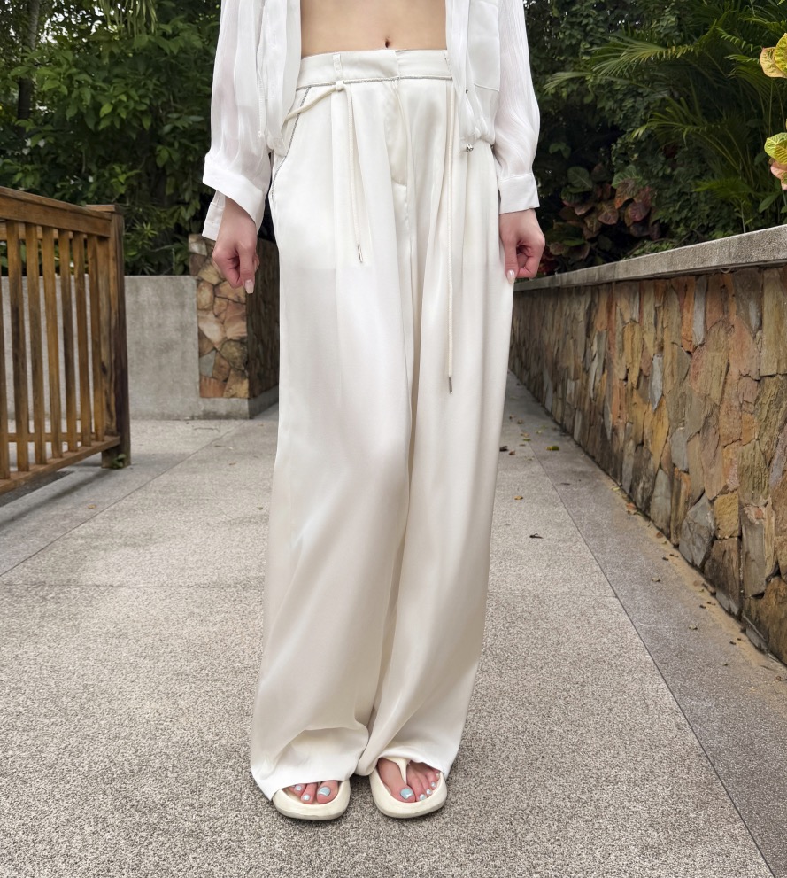 CLOTH東大門實拍女士新品26初秋熱賣26秋冬休閑休閑褲含繩CLOTH休閑褲