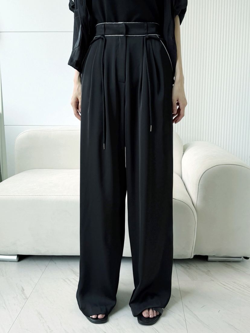 CLOTH東大門實拍女士新品26初秋熱賣26秋冬休閑休閑褲含繩CLOTH休閑褲