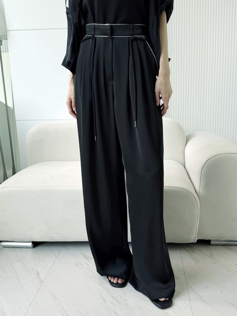 CLOTH東大門實拍女士新品26初秋熱賣26秋冬休閑休閑褲含繩CLOTH休閑褲圖色2