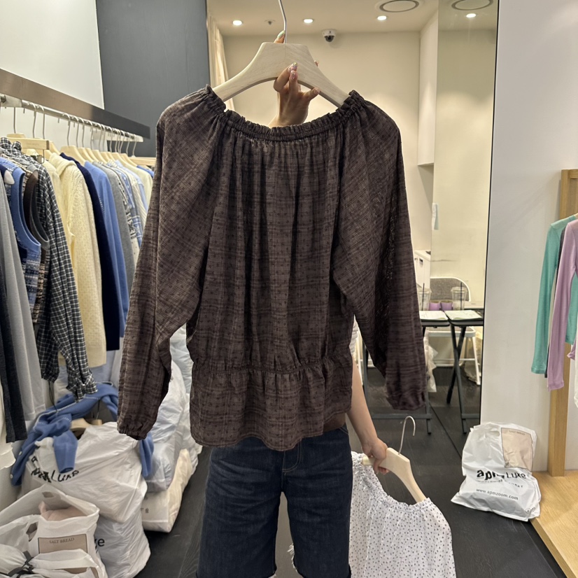 SALT BREAD東大門代購女士新品時尚推薦26秋冬襯衫蕾絲衫SALT BREAD襯衫/蕾絲衫