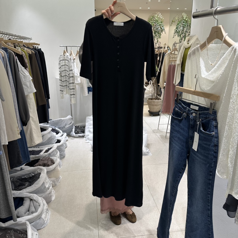 GRACIA韓國直郵女裝新品休閑熱賣人氣時尚推薦連衣裙紐扣GRACIA連衣裙圖色3