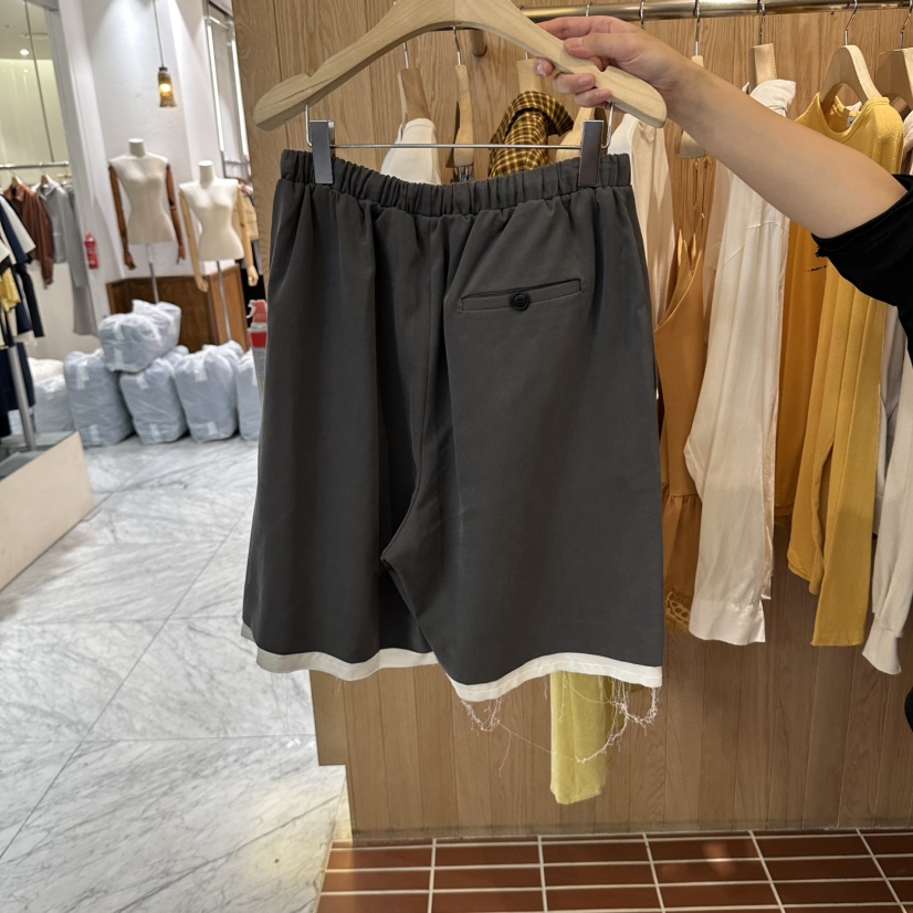 CHOI-L韓國代購女士新品人氣熱賣推薦時尚休閑真品短褲撞色CHOI短褲