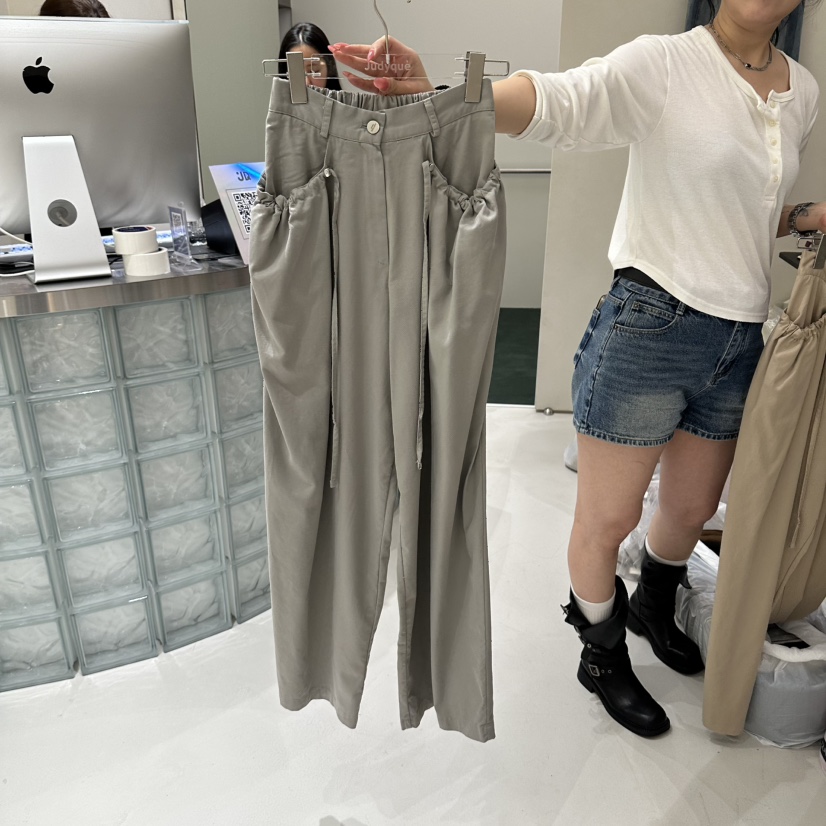 JUDYQUE東大門代購26秋冬新款熱賣推薦時尚人氣真品休閑褲JUDYQUE休閑褲圖色2