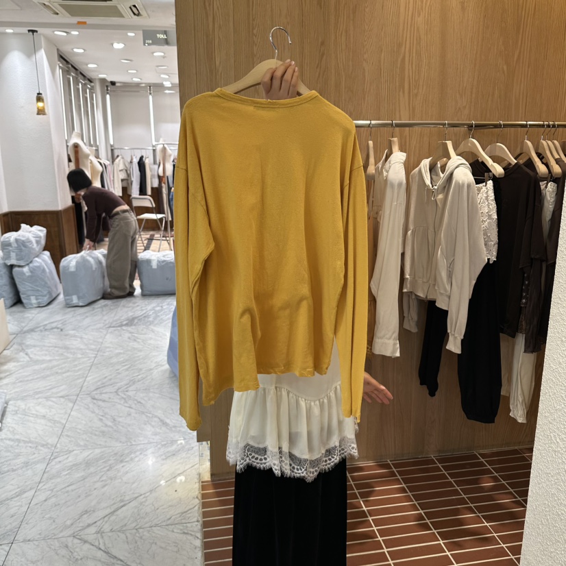 CHOI-L韓國直郵女士新品推薦熱賣休閑真品時尚人氣長袖T恤CHOI長袖T恤